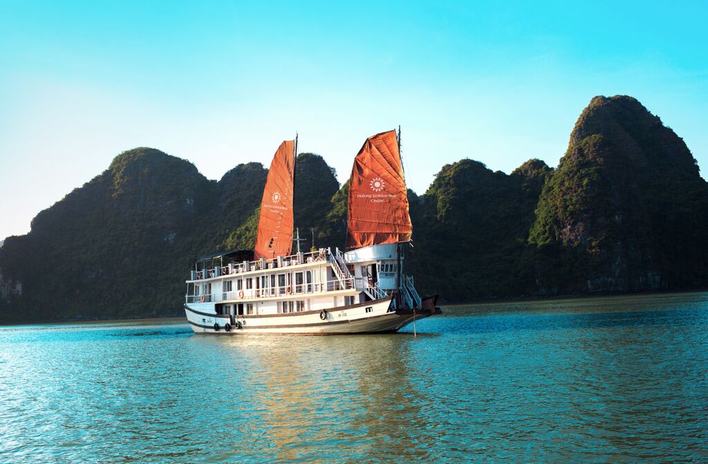 Hạ Long 3 ngày 2 đêm ngủ tàu Apricot Cruise