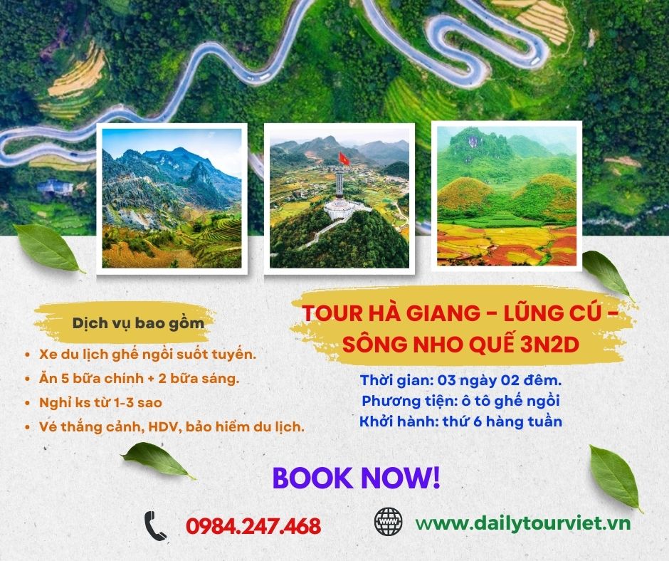 Tour Hà Giang 3 ngày 2 đêm